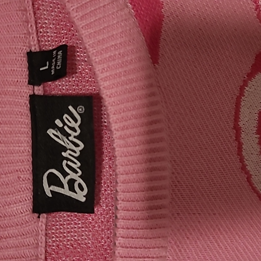 Barbie Pink Logo Crewneck Sweater - Picture 3 of 5